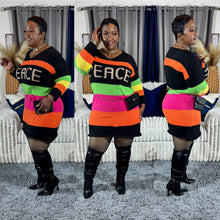 Load image into Gallery viewer, Peace Sweater  dress
