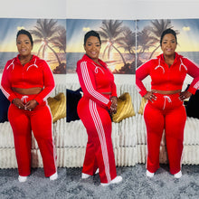 Load image into Gallery viewer, Crop &amp; Stripes jogger sets

