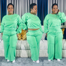 Load image into Gallery viewer, Wide leg jogger sets
